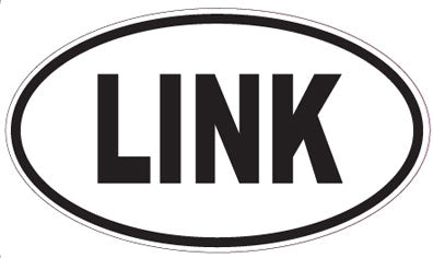 LINK - Oval Sticker