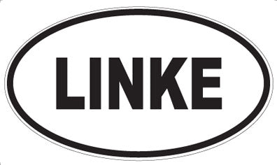 LINKE - Oval Sticker