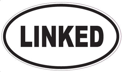 LINKED - Oval Sticker
