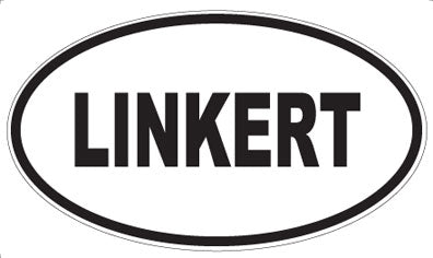 LINKERT - Oval Sticker