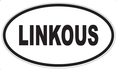 LINKOUS - Oval Sticker