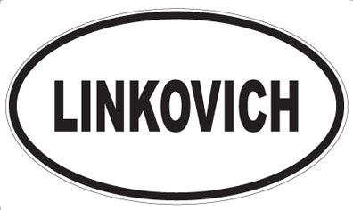 LINKOVICH - Oval Magnet