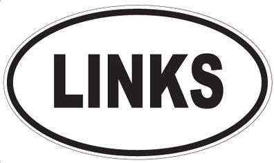 LINKS - Oval Sticker