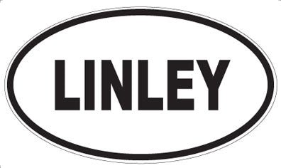 LINLEY - Oval Sticker