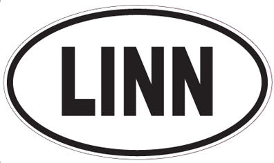 LINN - Oval Sticker