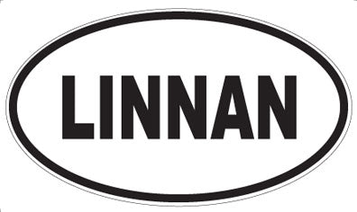 LINNAN - Oval Sticker