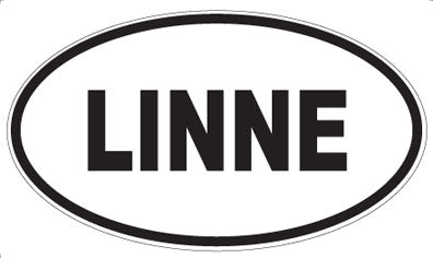 LINNE - Oval Sticker