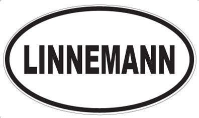 LINNEMANN - Oval Sticker