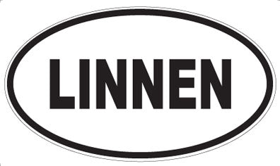 LINNEN - Oval Sticker