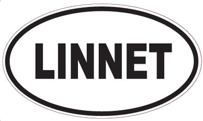 LINNET - Oval Sticker
