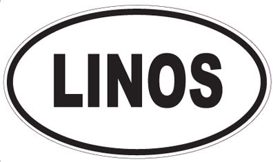 LINOS - Oval Sticker