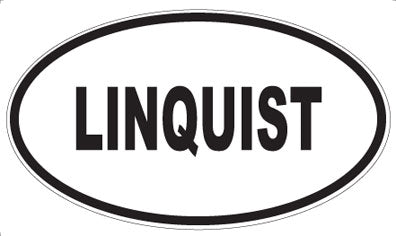 LINQUIST - Oval Sticker