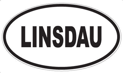 LINSDAU - Oval Sticker