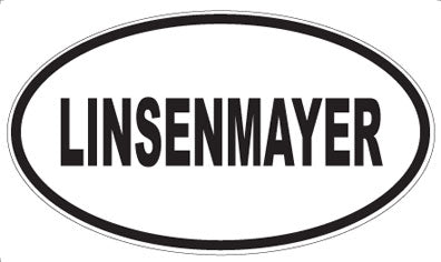 LINSENMAYER - Oval Magnet