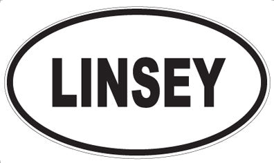 LINSEY - Oval Magnet