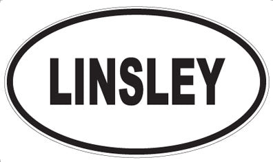 LINSLEY - Oval Magnet