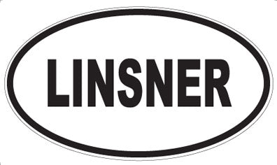 LINSNER - Oval Sticker