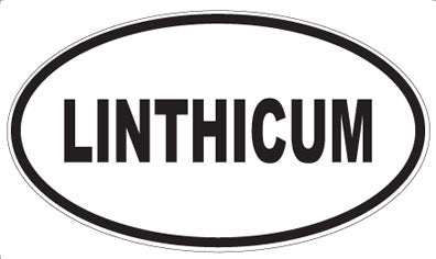 LINTHICUM - Oval Sticker