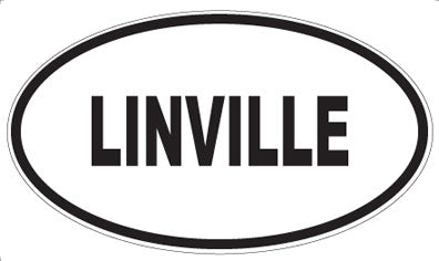 LINVILLE - Oval Sticker