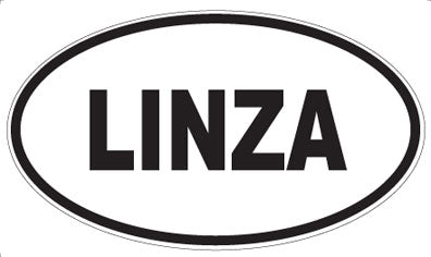 LINZA - Oval Sticker