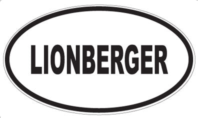 LIONBERGER - Oval Magnet