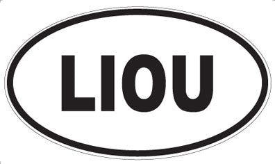 LIOU - Oval Sticker