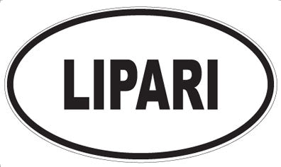LIPARI - Oval Sticker