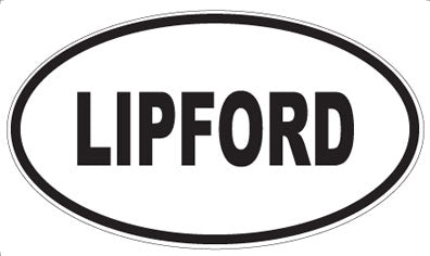 LIPFORD - Oval Magnet
