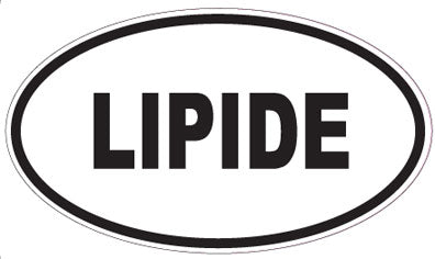 LIPIDE - Oval Sticker