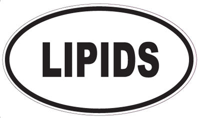LIPIDS - Oval Sticker