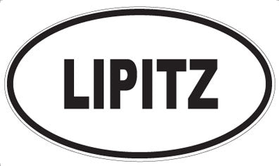 LIPITZ - Oval Sticker