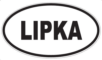 LIPKA - Oval Sticker