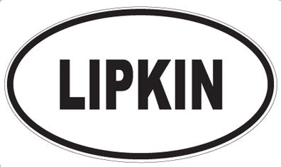LIPKIN - Oval Sticker