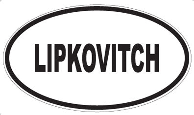 LIPKOVITCH - Oval Magnet