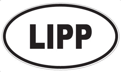 LIPP - Oval Sticker