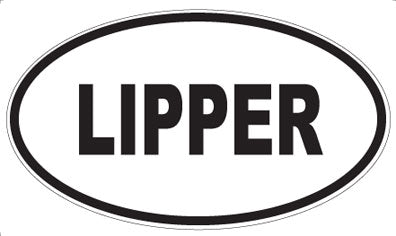 LIPPER - Oval Sticker