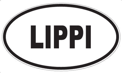 LIPPI - Oval Sticker
