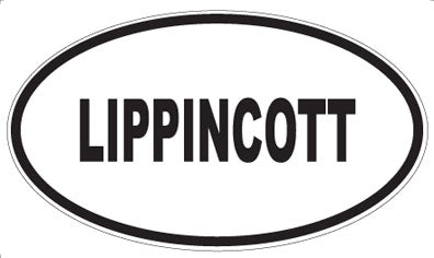 LIPPINCOTT - Oval Magnet