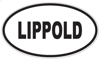 LIPPOLD - Oval Sticker