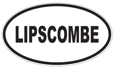 LIPSCOMBE - Oval Magnet