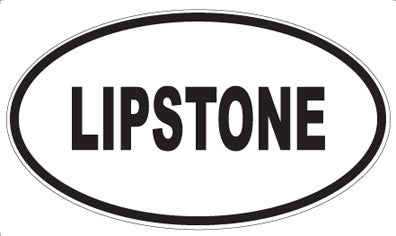 LIPSTONE - Oval Sticker