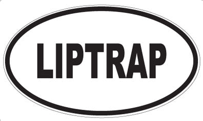 LIPTRAP - Oval Sticker