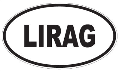 LIRAG - Oval Sticker