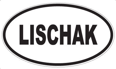 LISCHAK - Oval Sticker