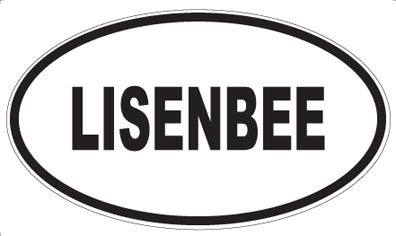 LISENBEE - Oval Sticker