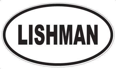 LISHMAN - Oval Magnet