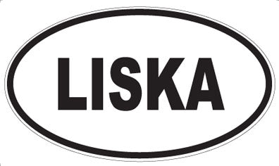 LISKA - Oval Sticker