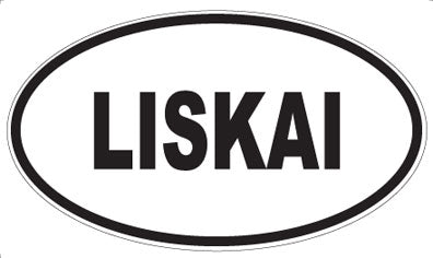 LISKAI - Oval Sticker