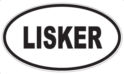 LISKER - Oval Magnet