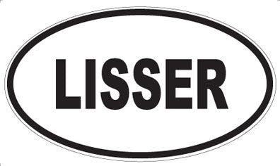 LISSER - Oval Magnet